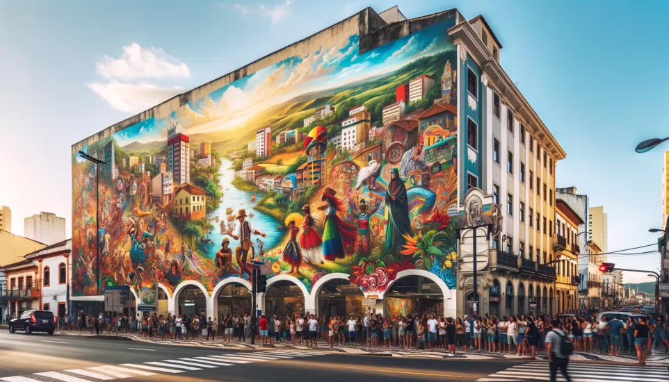 Empenas como Canvases Art&iacute;sticos em Caxias do Sul