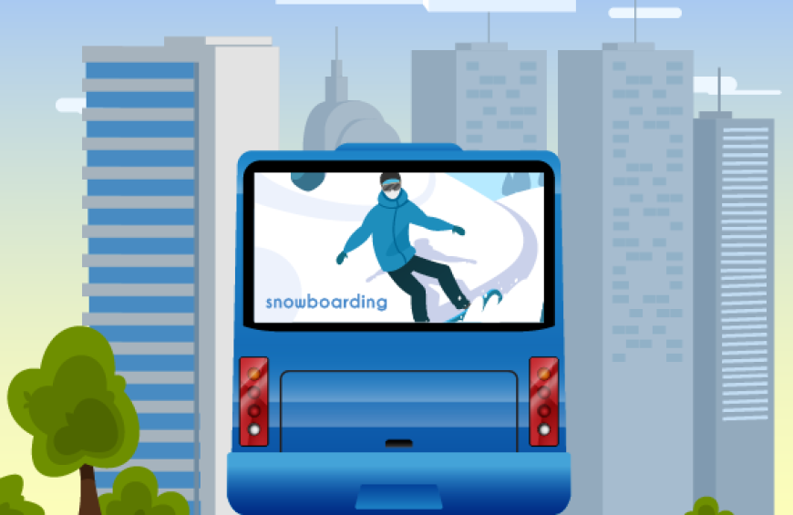 Qual a melhor forma de an&uacute;ncio Midia Externa: BUSDOOR